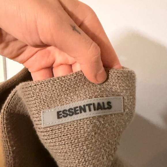 Fear of God Essentials Knit Hoodie Sweater for Men - Picture 2 of 3